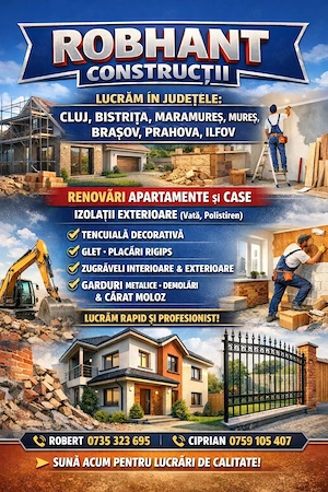  ROBHANT CONSTRUCȚII   Cele mai bune prețuri ! Cea mai buna calitate !