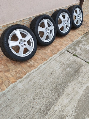 Jante aliaj+anvelope 215-50 pe 17 pt gama FORD, VOLVO - imagine 2