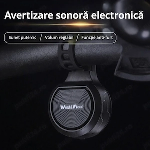 Alarmă antifurt sonerie compacta puternica 130 db bicicletă trotineta mtb cursiera Usb-C IP66 claxon