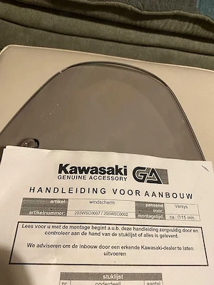 Parbriz original kawasaki versys - imagine 3