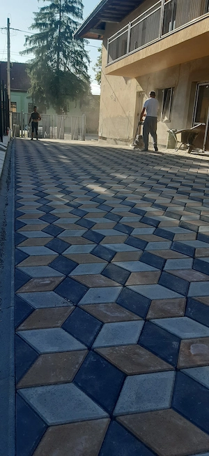 montaj pavaj borduri rigole pavele dale ierbare pavaj 3D TEL-   TEL- 