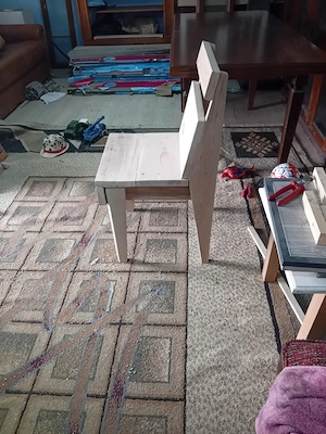 scaune din lemn masiv - imagine 3