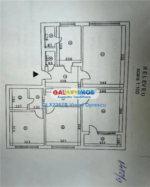 Apartament 4 camere, decomandat, necesita renovare, Metrou, Titan