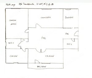Apartament cu 4 camere decomandat - imagine 2