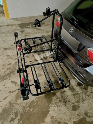 Suport auto 2 biciclete pe carlig 