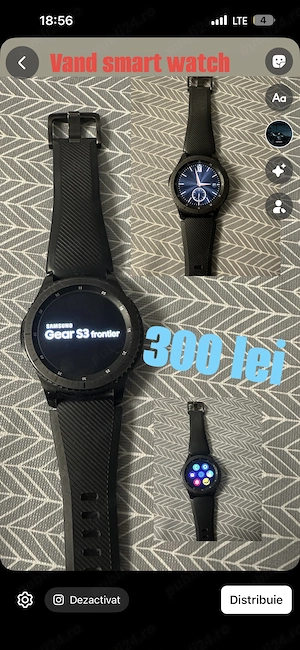 Smart watch Samsung Gear s3 frontalier