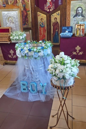 Decor botez băiețel 