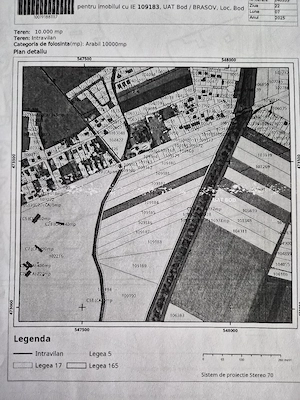 teren Bod 10.0000 mp 15 euro  mp