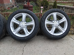 Vând jante aliaj Audi în stare impecabila sablat+vopsite electrostatic  - imagine 3