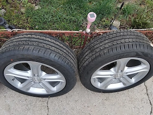 Vând jante aliaj Audi în stare impecabila sablat+vopsite electrostatic  - imagine 5