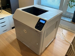 Imprimanta laser enterprise HP M605dn, 28k pagini, toner original inclus, stare excelentă