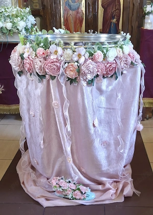 Decor botez pentru fetiță 