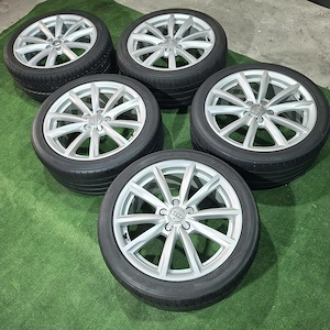 Roti,jante R18 aluminiu 5x112 Audi Originale 18" 4F0601025CP - imagine 3