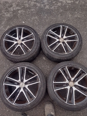 vând jante si cauciucuri de vara pentru Audi A6  - imagine 3