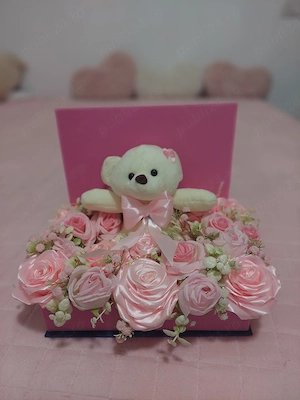 Cadou  aranjament floral  - imagine 2