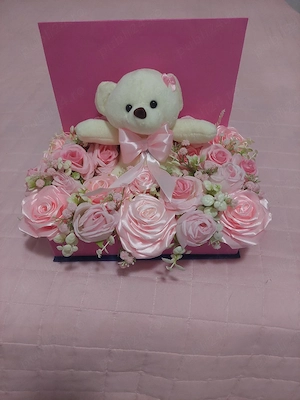 Cadou  aranjament floral  - imagine 3