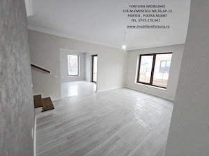 Casa noua, moderna tip duplex la alb cheie si teren 250 mp, in cartier exclusivist Piatra Neamt  - imagine 4
