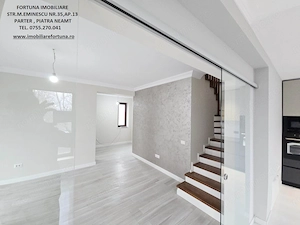 Casa noua, moderna tip duplex la alb cheie si teren 250 mp, in cartier exclusivist Piatra Neamt  - imagine 3