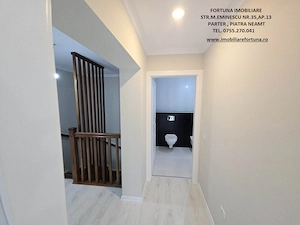 Casa noua, moderna tip duplex la alb cheie si teren 250 mp, in cartier exclusivist Piatra Neamt  - imagine 11
