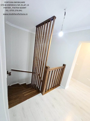 Casa noua, moderna tip duplex la alb cheie si teren 250 mp, in cartier exclusivist Piatra Neamt  - imagine 16