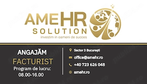 Angajăm Urgent Facturist(ă) în fabrică