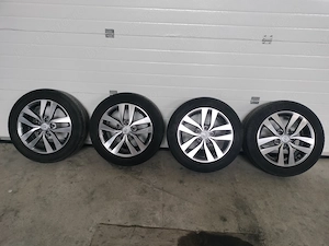 Jante 5X114,3 aliaj originale HYUNDAI-RENAULT cu cauciucuri 205 55 16 - imagine 3