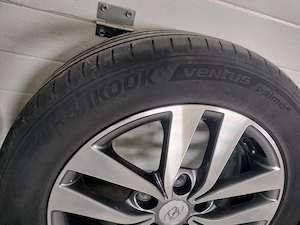 Jante 5X114,3 aliaj originale HYUNDAI-RENAULT cu cauciucuri 205 55 16 - imagine 6