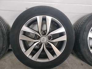 Jante 5X114,3 aliaj originale HYUNDAI-RENAULT cu cauciucuri 205 55 16 - imagine 2