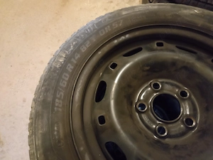 Roti aliaj negru mat originale /15 vw skoda seat audi - de vara - imagine 7