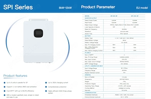 invertor hibrid 10kw 3faze SPI-10K-H3 nou,sigilat