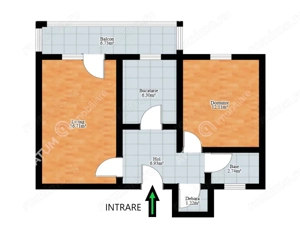 Apartament 2 camere balcon zona Mihai Viteazu din Sibiu - imagine 6