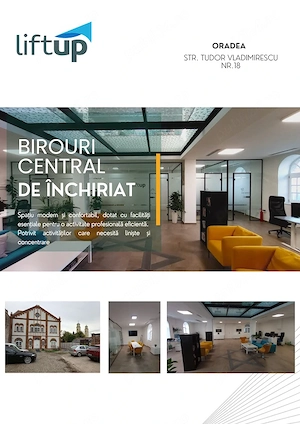 Birouri de inchiriat central Oradea   parcare inclusă