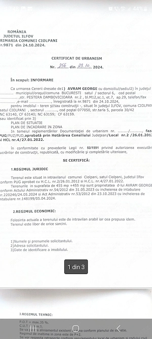 Teren de vânzare ciolpani - imagine 3