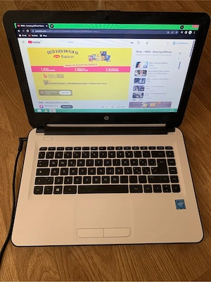 Laptop HP Slim intel,Display 14,6 inch Led,Windows SSD disk perfect functional cu încărcator. - imagine 2