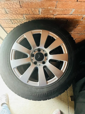 Set 4 Jante / Roti R16 cu anvelope iarna Mercedes E-class w212 - imagine 4