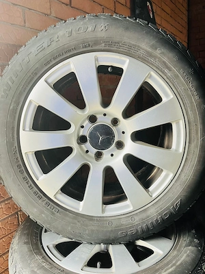 Set 4 Jante / Roti R16 cu anvelope iarna Mercedes E-class w212 - imagine 3