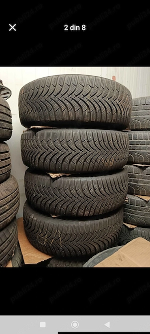 Jante vw Tiguan 5x112 16 anvelope 215 65 16 foarte bune 2020 - imagine 2