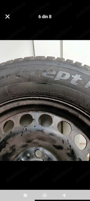 Jante vw Tiguan 5x112 16 anvelope 215 65 16 foarte bune 2020 - imagine 7