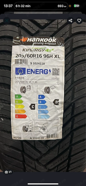 205/60/16 ms hankook  - imagine 3