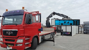 Transport containere și închiriere camion cu macara pentru diverse.