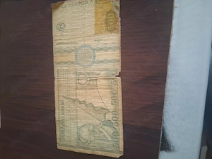 Bagnota de cinci sute lei din septembrie 1992 - imagine 2