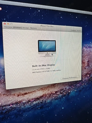 Vand iMac 21.5" Mid 2011 intel core i5 12gb ddr3 hdd 60gb HD6750M