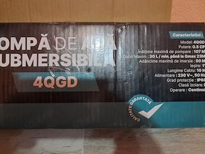 Vând pompa de apă submersibila  - imagine 2