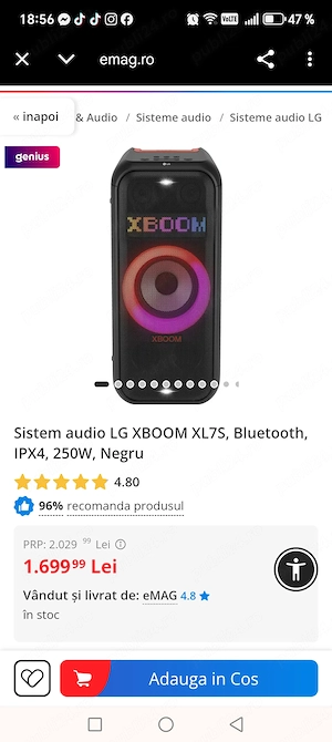 Boxa LG x bomm că noua 