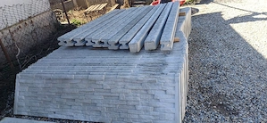 Vand gard o73358120o placi beton 80 placi si 21 stalpi noi