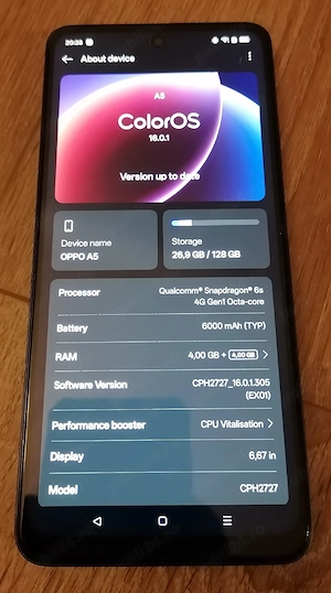 OPPO A5 128GB Dual SIM - garantie