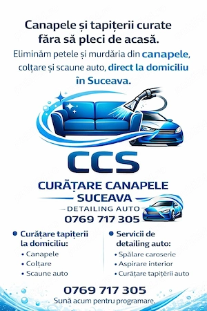 curățare canapele si detailing auto 