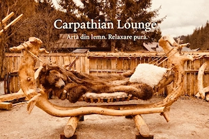 Carpathian Lounge Artă din lemn. Relaxare pură