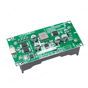 Modul UPS Mini 5V 12V   modul UPS DC cu încărcare pentru acumulatori 18650 - imagine 4