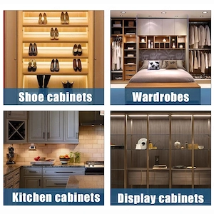 Set 2 bucăți: întrerupător ușă lumina LED pentru dulap, încastrat în mobilă   comutator automat cu s - imagine 2